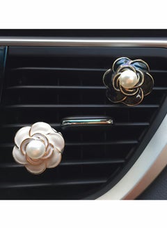 اشتري 2 Pack Car Air Vent Clip Charms Crystal Diffuser Rhinestone Oil Fresheners for Women Bling Accessories Stylish Practical في الامارات