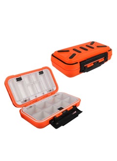 Buy Fishing Tackle Box Fishing Lure Boxes Waterproof 2 Sided Bait for Vest Small-Case, Mini-Box Storage Containers Mini Utility Lures Fishing Box, Small Organizer Box Containers for Trout in UAE