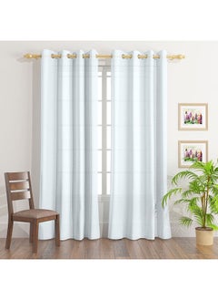 اشتري Ava 2-Piece Sheer Curtain Set 240 x 140 cm في الامارات