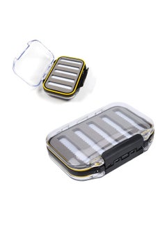 Buy Fishing Tackle Boxes, Double Side Plastic Fly Baits Box, Foam Padded Lures Holder Case, Transparent Lid Waterproof Seal, Accessories in UAE