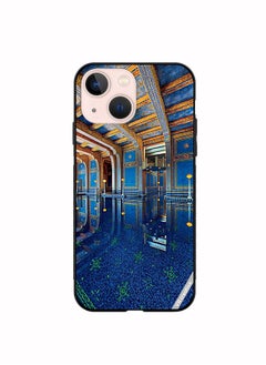 اشتري Protective Case Cover For Apple iPhone 13 mini Hearst Castle Design Multicolour في الامارات