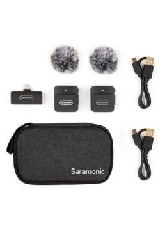 اشتري Saramonic Blink 100 B6 2-Person Clip-On Wireless Mic for iPhone 15, Android Devices في مصر