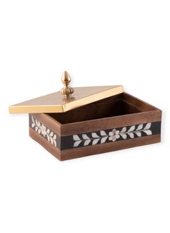 اشتري An incense box with a distinctive and elegant design, equipped with a one-piece lid في السعودية