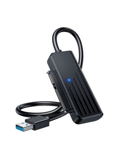 اشتري SATA to USB Cable, 1.7FT, SATA to USB 3.0 Adapter, SATA to USB Adapter Cable for 2.5” SATA III Hard Drive Adapter, External Hard Drive Reader Converter for SSD/HDD Data Transfer Up to 5TB(Black) في السعودية