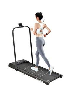 Buy Sparnod Fitness STH-3005 Space-Saving 2-in-1 Preinstalled Walking Pad Treadmill with 2.5 Hp Motor, 1-10 km/h Speed, 90 kg User Weight, LED Display, Mobile/Tab Holder - Store Under Bed/Sofa/Desk in Saudi Arabia