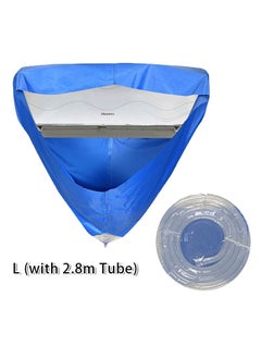 Buy Air Conditioner Cleaning Cover, Funnel Shape Steel Wire for Easy Use, Waterproof, Large for up to 3.2 Meter Circumference, with 2.8 Meter Transparent Drainage Tube and Storage Bag in Saudi Arabia