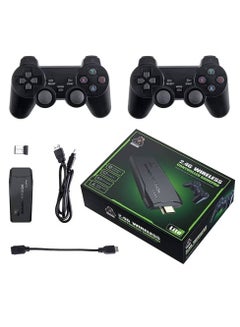 Buy Retro Game Console with Dual Wireless Controllers Plug & Play Video Game Stick Built in 3500/10000+ Games 9 Classic Emulators TV 4K High Definition HDMI Output in UAE