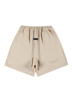 اشتري FEAR OF GOD Essentials Silicone Sporty Mens Shorts Summer smog gold في الامارات