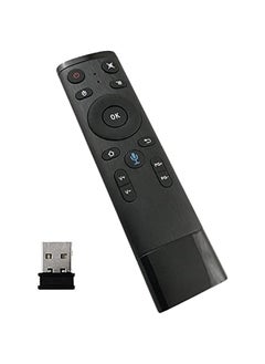 اشتري Q5 TV Voice Air Mouse 2.4g جهاز التحكم عن بُعد اللاسلكي مع مستشعر محور جيروسكوب للتلفزيون الذكي Android Box Internet Box في الامارات