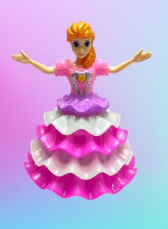 Buy "Enchantia Princess Dancing Doll: Ramadan Lantern 3D Lights & Sound Toy – Musical Elegance for Girls' Delight!" in Egypt