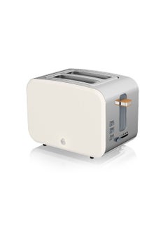 Buy Swan Nordic 2 Slice White Toaster in UAE