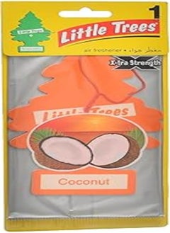 Buy Little Tree ND068 Large Hanging Car Air Freshner, Coconut Scent With Perfect Design, Premium And Eco-Friendly Material - Multi Colour in Egypt