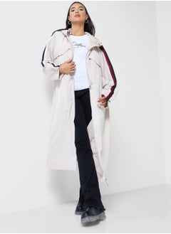 Buy Woven Longline Jacket in UAE