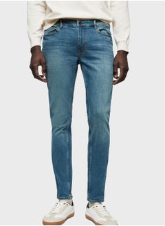 Buy Mid Wash Skinny Fit Jeans in UAE