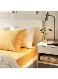 Buy Pillowcase, yellow, 50x80 cm in Saudi Arabia