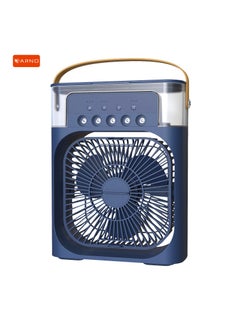 اشتري 3 In 1 Air Humidifier Cooling USB Chargable Fan LED Night Light Water Mist Fun Humidificat في الامارات