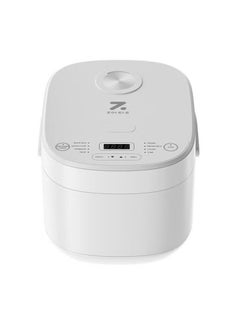 Buy ZOLELE Smart Rice Cooker 5L ZB600 With 16 Preset Cooking Functions, 24-Hour Timer, Warm Function, and Non-Stick Inner Pot- Pure White in UAE