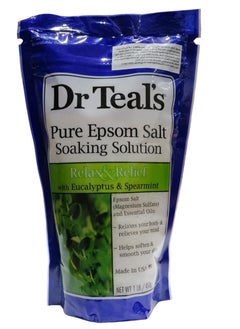 اشتري Dr Teal's Pure Epsom Salt Soaking Solution 450grams في السعودية