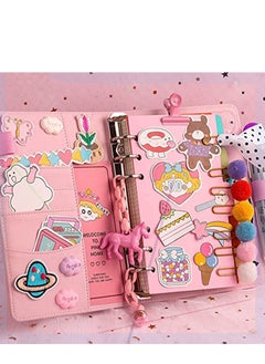 Buy DIY Lined Journal Sketchbook Pocket Planner Girls Diary Cute Notepads Stationery Notebooks Journals School Office Supplies in UAE