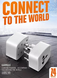 Buy Universal Conversion Plug for Travel Adapter Worldwide Charger Plug US/AU/EU/UK in UAE