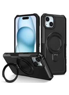 Buy Protective Case Cover For Apple iphone 15 5G Black in UAE