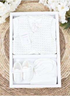 Buy 4-Piece Baby Suit Set with Gift Box in Saudi Arabia