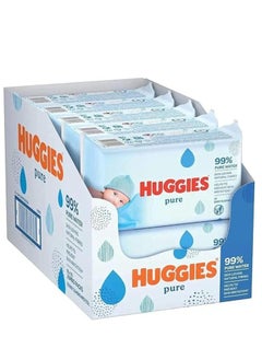 اشتري huggies HUGGIES PURE BABY WIPES في الامارات