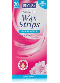 Buy Vitamin-E Wax Strips For Hair Removal 20 Strips in UAE