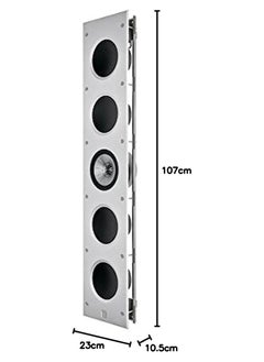 اشتري KEF CI5160RL Uni-Q 3 Way Rectangle In-Wall Speaker في الامارات