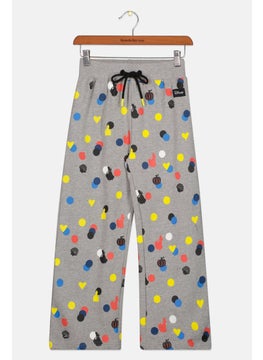 Buy Kids Kids Allover Print Sweatpants, Grey Combo in UAE