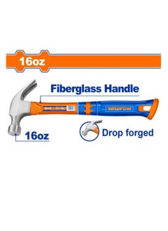 اشتري Wadfow Claw Hammer with Fibreglass Handle 16oz (WHM3316) في الامارات