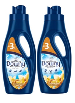 Buy Fabric Conditioner Concentrate Vanilla and Musk with Color Protection Longe Lasting Freshness 1L Pack of 2 in UAE