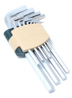 Buy ROCKFORCE Set of Keys L-shaped 6-sided Long, 13 pcs. (2, 2.5, 3-8, 10, 12, 14, 17, 19mm) in a Plastic Holder in UAE