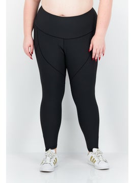 اشتري Women Plus Size Training Leggings, Carbon Black في الامارات