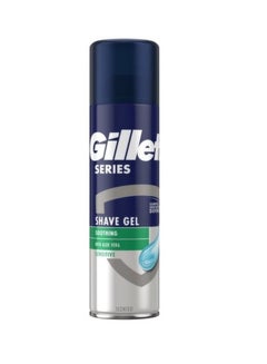 اشتري Series Soothing with Aloe Vera Sensitive Shaving Gel 200ml في الامارات