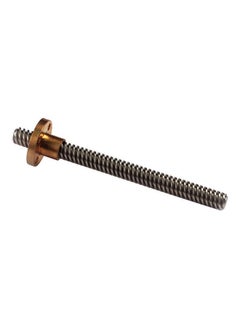 Buy T8 Lead Screw with Nut for 3D Printers Gold/Silver in UAE