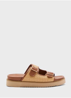 Buy Double Strap Flat Sandals in UAE