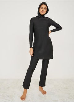 اشتري Longline Hooded Burkini with Straight Leg Pant في السعودية