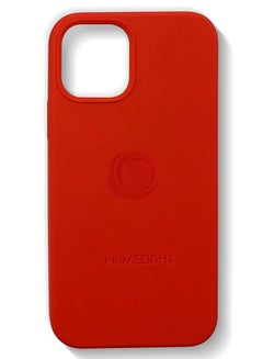 Buy PRIMEEIGHT iPhone 12 Pro Case 6.1 inch - Shockproof Curved Edges apple iphone 12 Pro case Anti Scratch protective case RED in Saudi Arabia