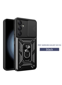 اشتري Phone Cover for Samsung Galaxy A35 5G with Slide Camera Cover Military Grade Drop Protective Phone Case with Magnetic Car Mount Holder في السعودية