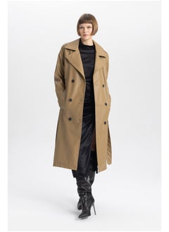 اشتري Woman Regular Fit W/O Hoodie Trenchcoat في مصر