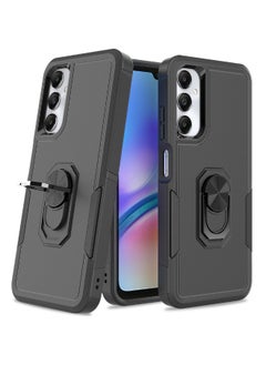 Buy Samsung Galaxy A15 Case, Dual Layer Shockproof Protective Cell Phone Cover with Magnetic Kickstand, Military Grade Drop Proof Protection, Hybrid Matte Textured Rugged Case for Galaxy A15 6.5", Black in Saudi Arabia