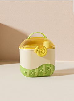 Buy Baby Formula Milk Powder Container Portable Rice Flour Storage Box with Spoon Dispenser Moisture Proof Sealed Jar BPA-Free 550ML Dream Green in Saudi Arabia