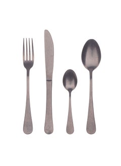 Buy MUNICH STONE POLISHED STAINLESS STEEL 24PC CUTLERY SET in UAE