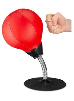 Buy Desktop Punching Bag - Suctions to Your Desk, Heavy Duty Stress Relief Boxing Bag, Ideal White Elephant Gift for Boss or Coworker in Saudi Arabia
