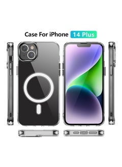 Buy Shockproof Protection Phone Magnetic Case for iPhone 14 Plus in Saudi Arabia