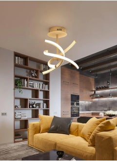 Buy Led Ceiling Light, Modern Creative Acrylic Ceiling Lamp, Warm White Light Pendant Lamp in Saudi Arabia