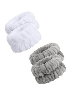 Buy 2 Pairs Wrist Spa Washband Wrist Washband Microfiber Wrist Towels for Washing Face in UAE