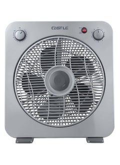 Buy Castle Fax 4012 Box Fan, 12 Inches, 5 Blades, 4 Speeds, Timer in Egypt