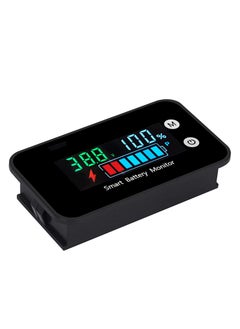 Buy Battery Capacity Monitor, 12v 24v 36v 48v 60v 72v, Digital Battery Status Tester Meter, Remaining Percentage Level Voltage Fahrenheit Temperature Power Indicator Panel Gauge for Marine RV, Golf cart in UAE